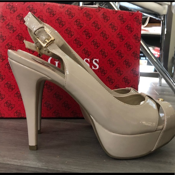 Guess. Gorgeous, nude, stiletto heels - Picture 2 of 5